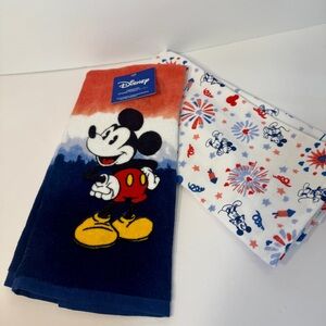 Disney Mickey Mouse Towel Set with Red and Blue